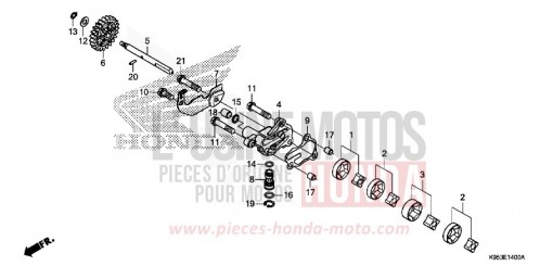 POMPE A HUILE CRF250RK de 2019